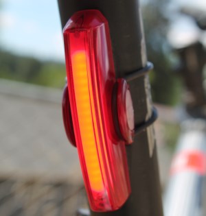 Rear view of the light