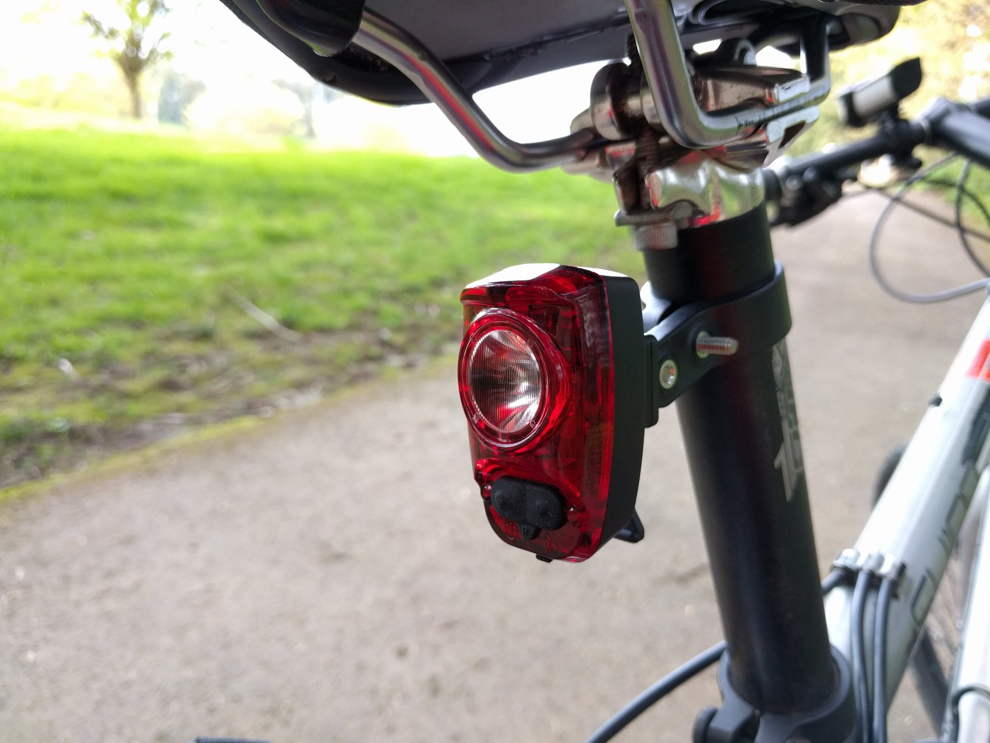3X USB Rechargeable LED Mountain Bike Cycle Front Rear Tail Light Waterproof US 